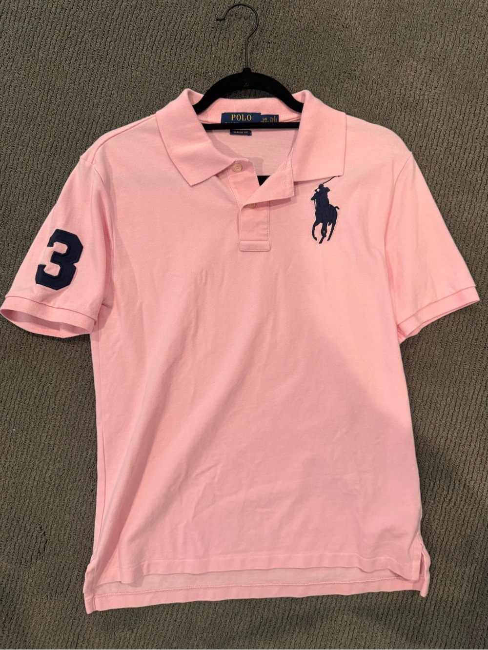 Polo by Ralph Lauren Light Pink Classic Fit Polo